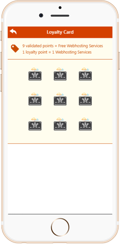 IWH Apps Loyalty card feature